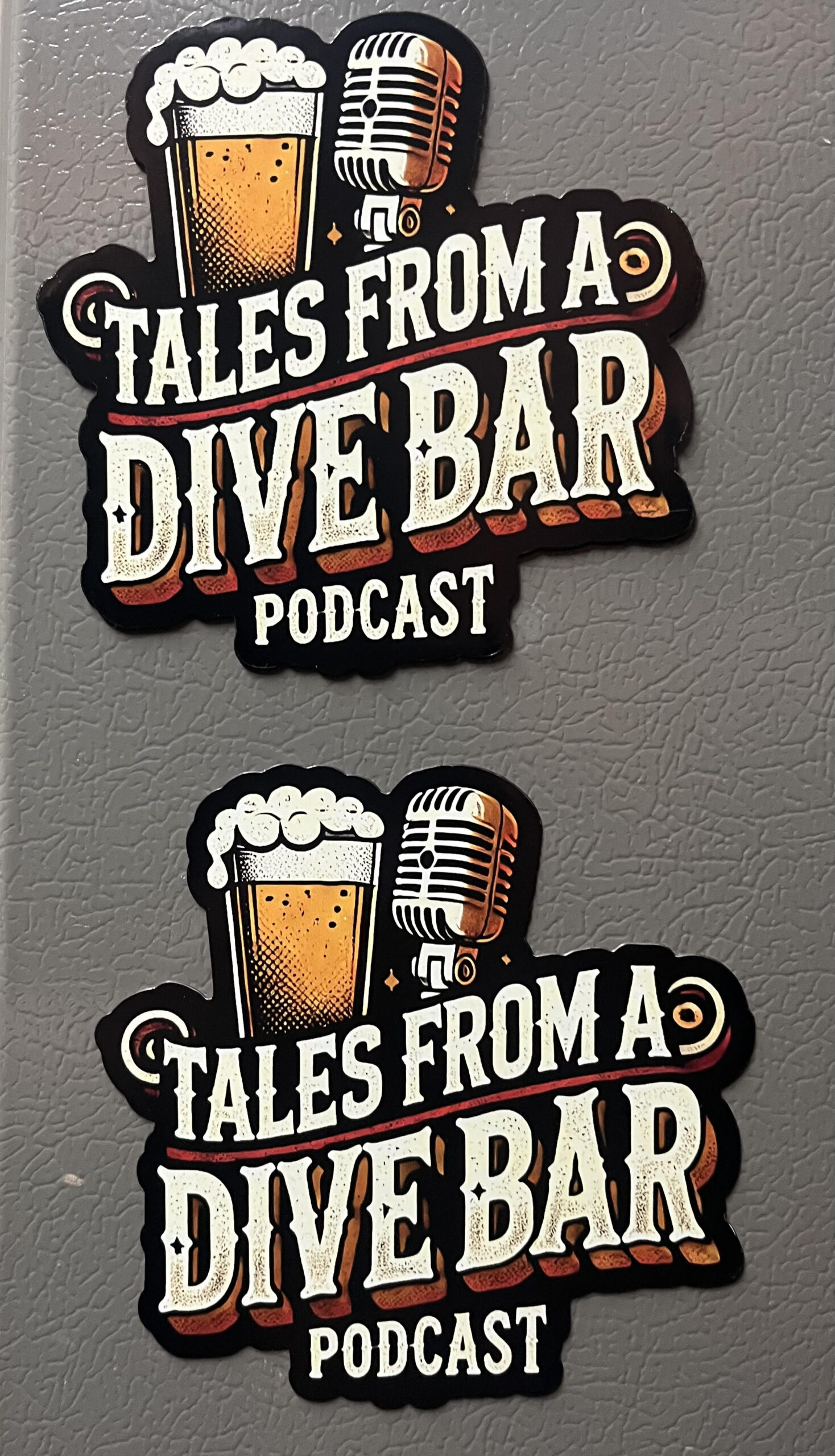 Tales From A Dive Bar Podcast Logo Magnets (2 for $10) - 4" x 4"