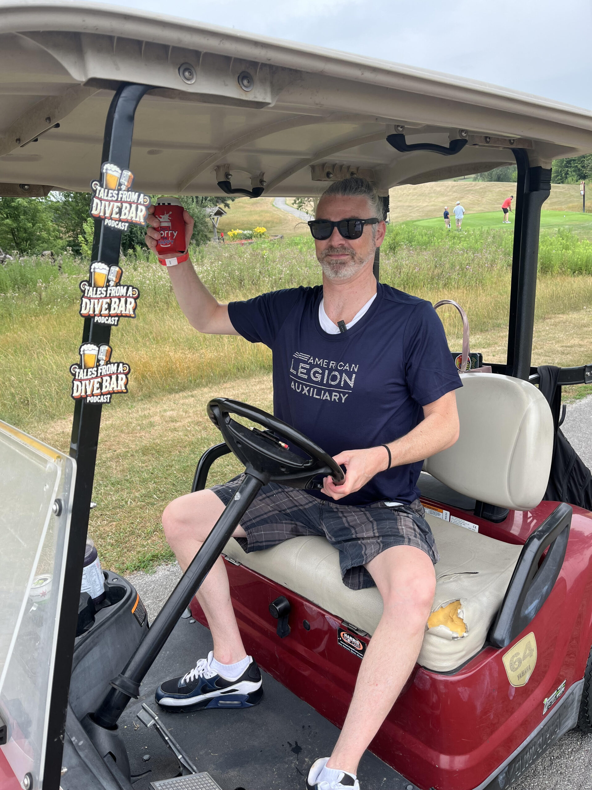 Sponsoring a hole for a golf outing…